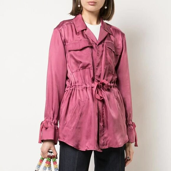 New Cinq A Sept Twill Mathieu Jacket NWT XS - Picture 2 of 16